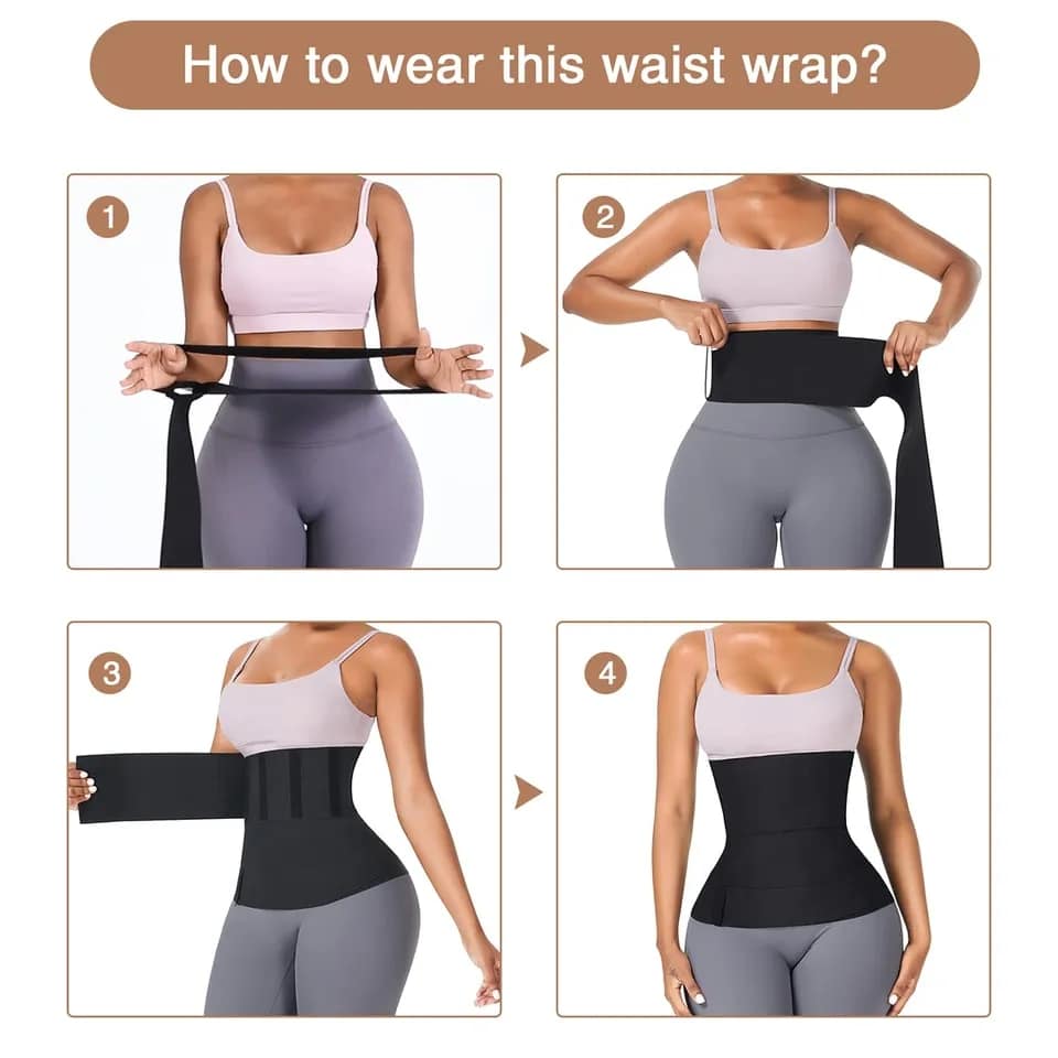 Waist wrap snatch bandage waist trainer