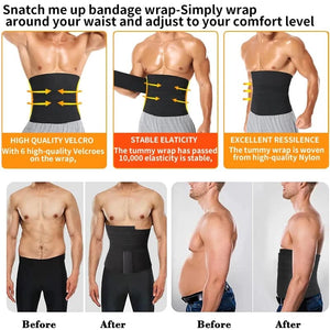 Wrap waist trainer tape