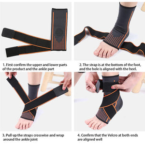 Compression Ankle brace non-slip (Pair)