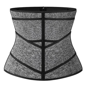 Best High Quality Sweat Workout Belt for Men - Waist Trainer (Gray)