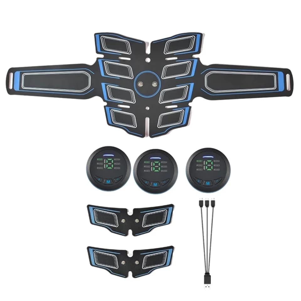 EMS Muscle Stimulator Professional Waist Trainer for Men and Women Abs Trainer Abdominal Muscle Toner Electronic Toning Belts