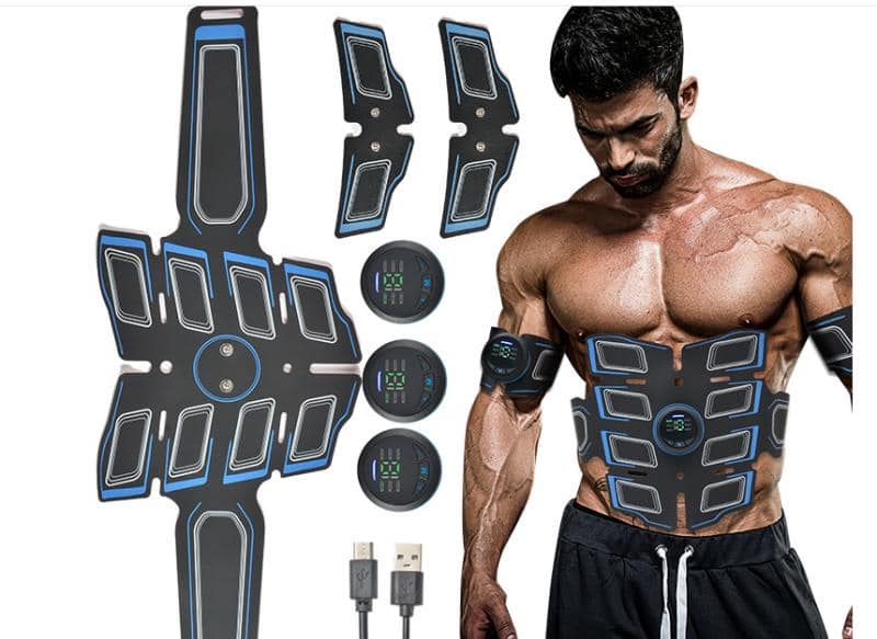 EMS Muscle Stimulator Professional Waist Trainer for Men and Women Abs Trainer Abdominal Muscle Toner Electronic Toning Belts