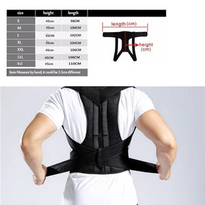 Posture Corrector With Back Support Belt