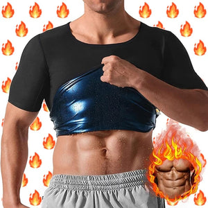 Mens Heat Trapping Sauna T shirt
