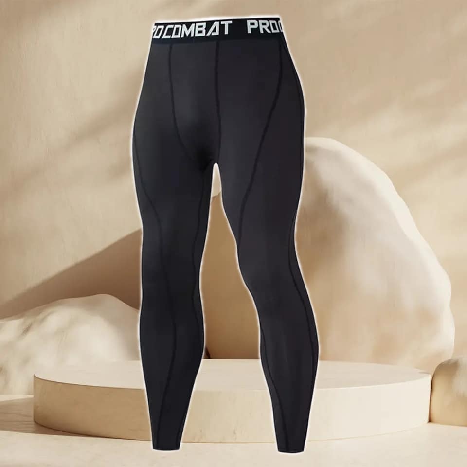 Men's Compression Pants Base Layer Cool Dry Tights Active Sports Leggings
