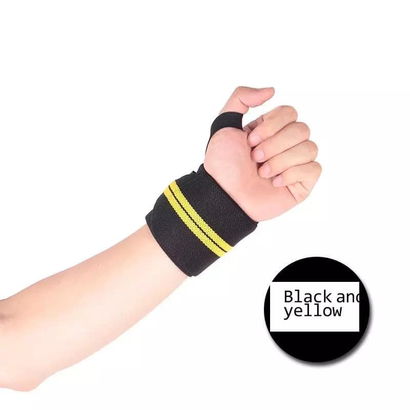 2 Pack Wrist Wraps for Weightlifting with Thumb Loop
